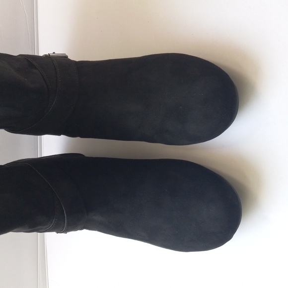 Dolce Vita Elsa Boots Faux Suede Leather Buckle Closure Women's Sz 10 - Picture 6 of 15